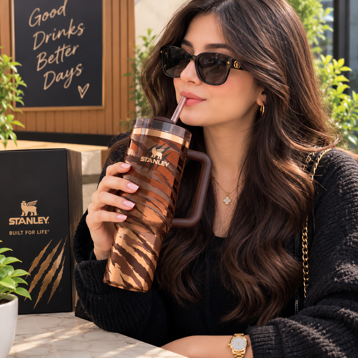 Stanley X Tyla Tyger Limited Edition Cup - Quencher H2.0 Flowstate Tumbler 40 oz