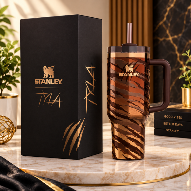 Stanley X Tyla Tyger Limited Edition Cup - Quencher H2.0 Flowstate Tumbler 40 oz