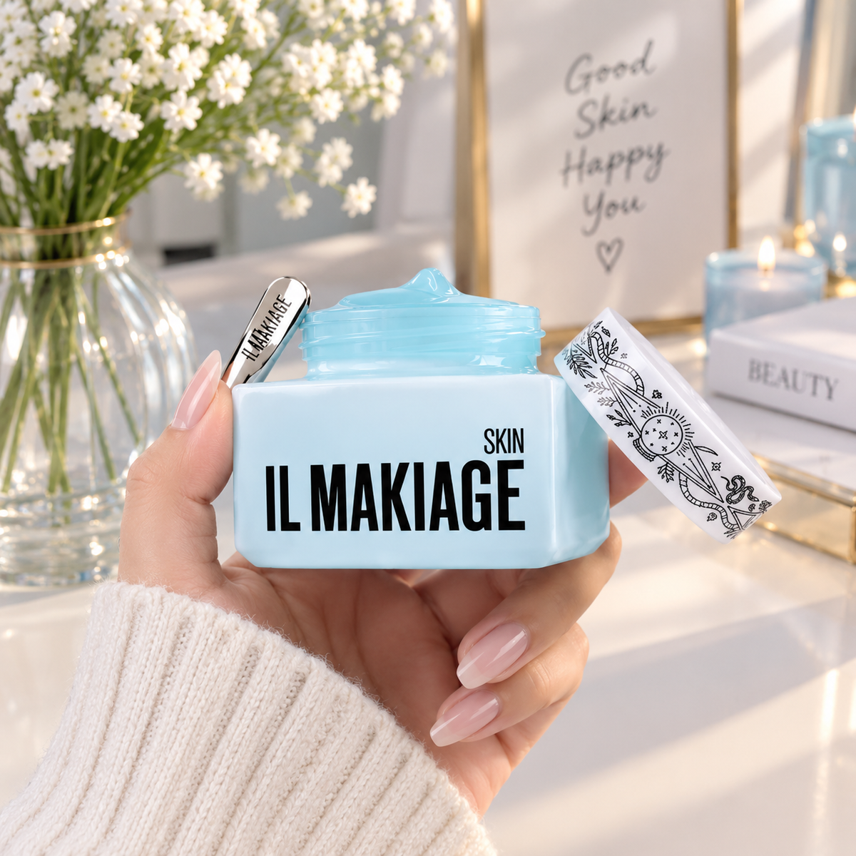 IL Makiage SKIN POWER LIFT Anti Aging Priming & Plumping Cream 1.7 oz/ 50ml