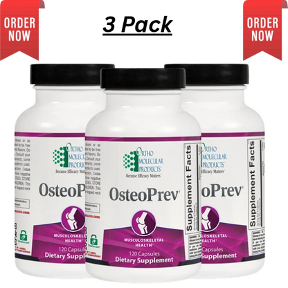 OsteoPrev (120 Capsules) by Ortho Molecular Products 3 Pack