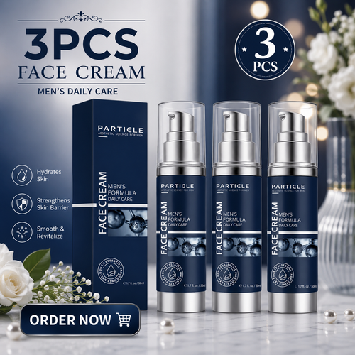 3PCS Particle Face Cream Men 6 in 1 Anti-Aging Cream Fights Eye Bags Dark-Spots