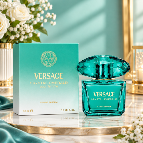 Versace Crystal Emerald Eau De Parfum EDP 3.0 oz 90ml Women Perfume Spray