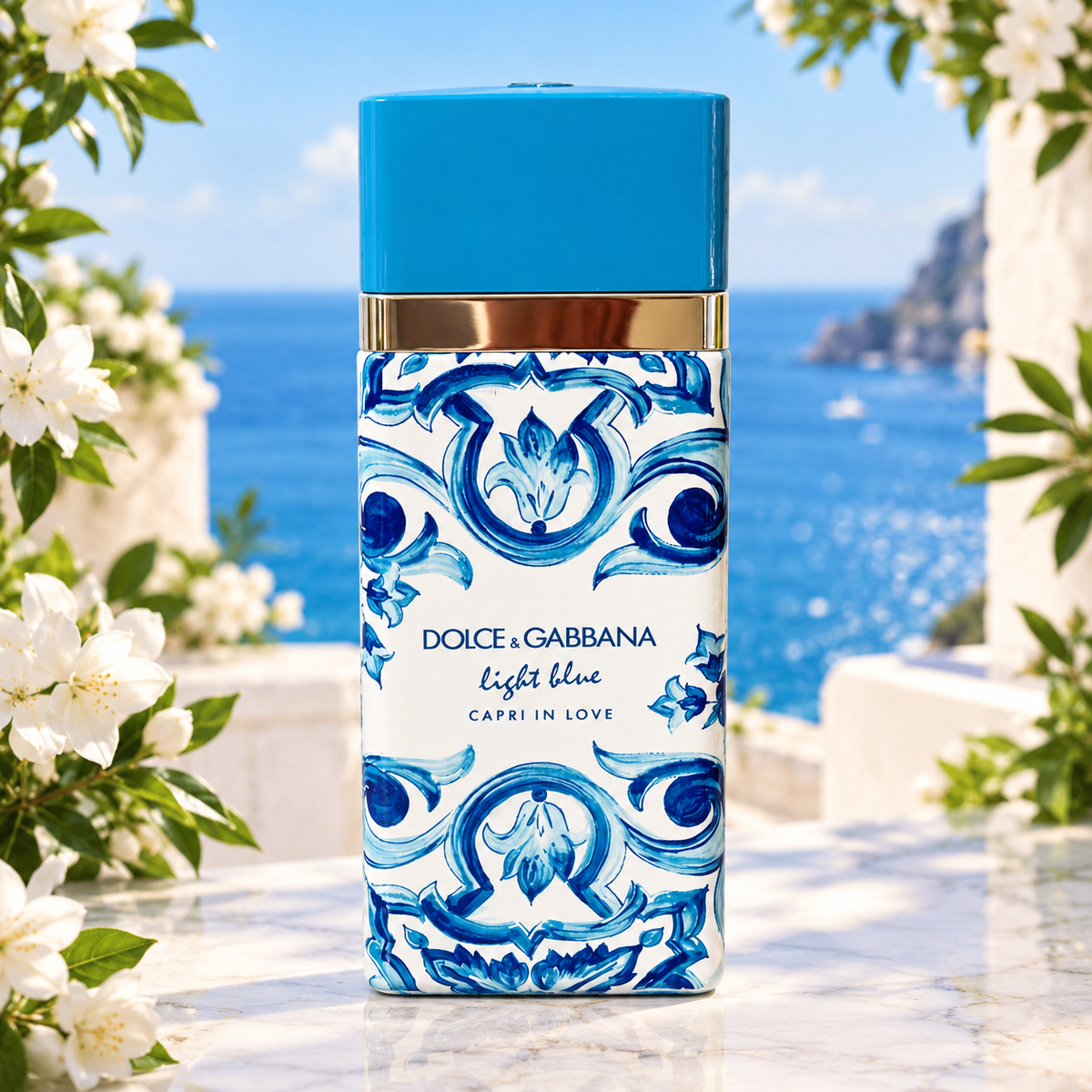Dolce and Gabbana Light Blue Capri In Love EDP Spray for Women 3.4oz White