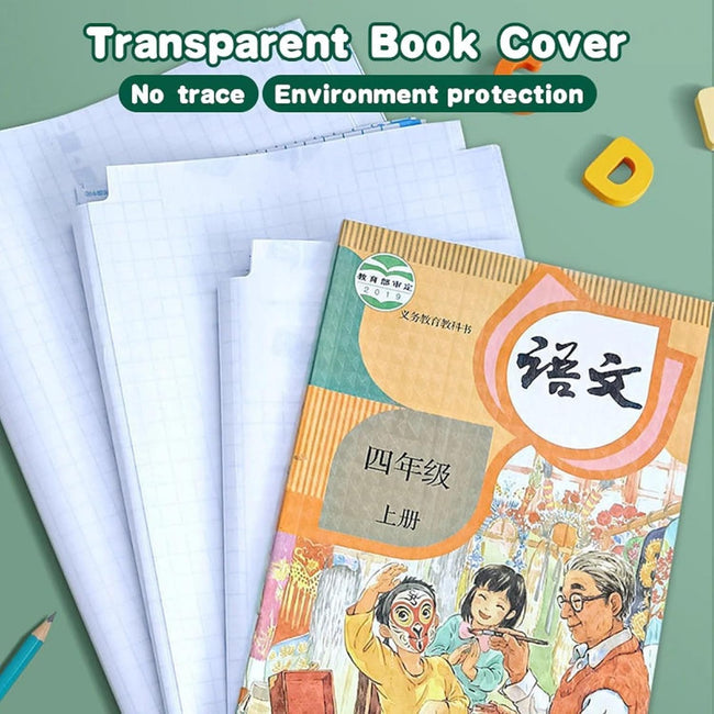 Transparent Paper Sticker Book Cover Film