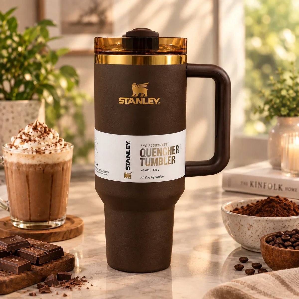 Stanley The Chocolate Gold Quencher H2.0 40 OZ Tumbler