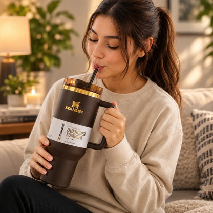 Stanley The Chocolate Gold Quencher H2.0 40 OZ Tumbler