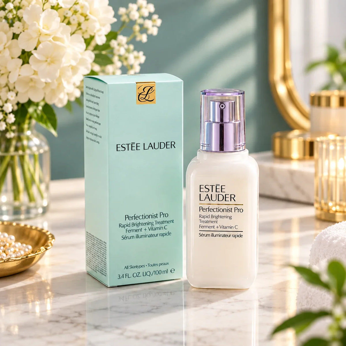 Estee Lauder Perfectionist Pro Rapid Brightening Treatment - 3.4 oz / 100 ml