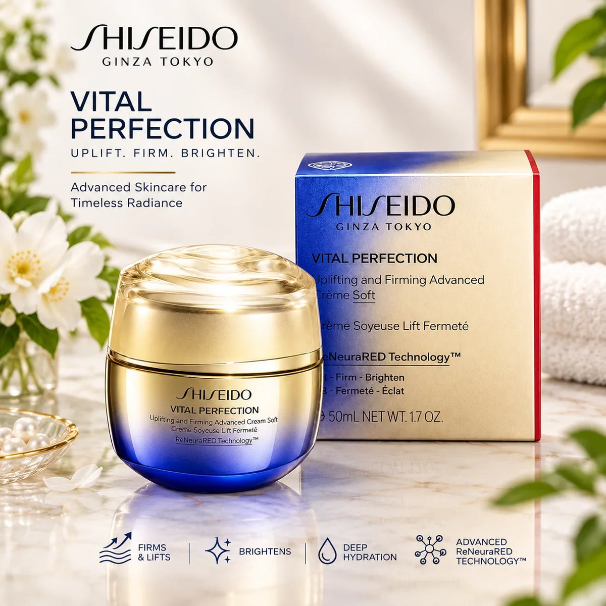 Shiseido Vital Perfection Uplifting and Firming Advanced Cream 50 ml