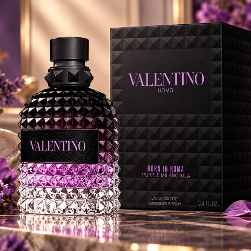 Valentino Uomo Born in Roma Purple Melancholia Eau de Toilette Spray 3.4 fl oz