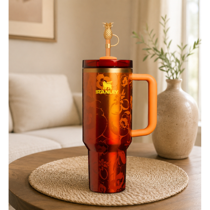 The Stanley 1913 x KAROL G 40oz Quencher H2.O FlowState Tumbler Limited Edition