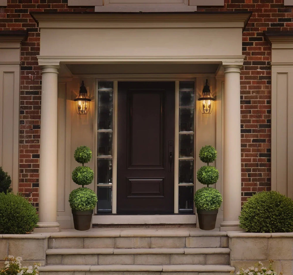Adjustable Triple Artificial Boxwood Topiary