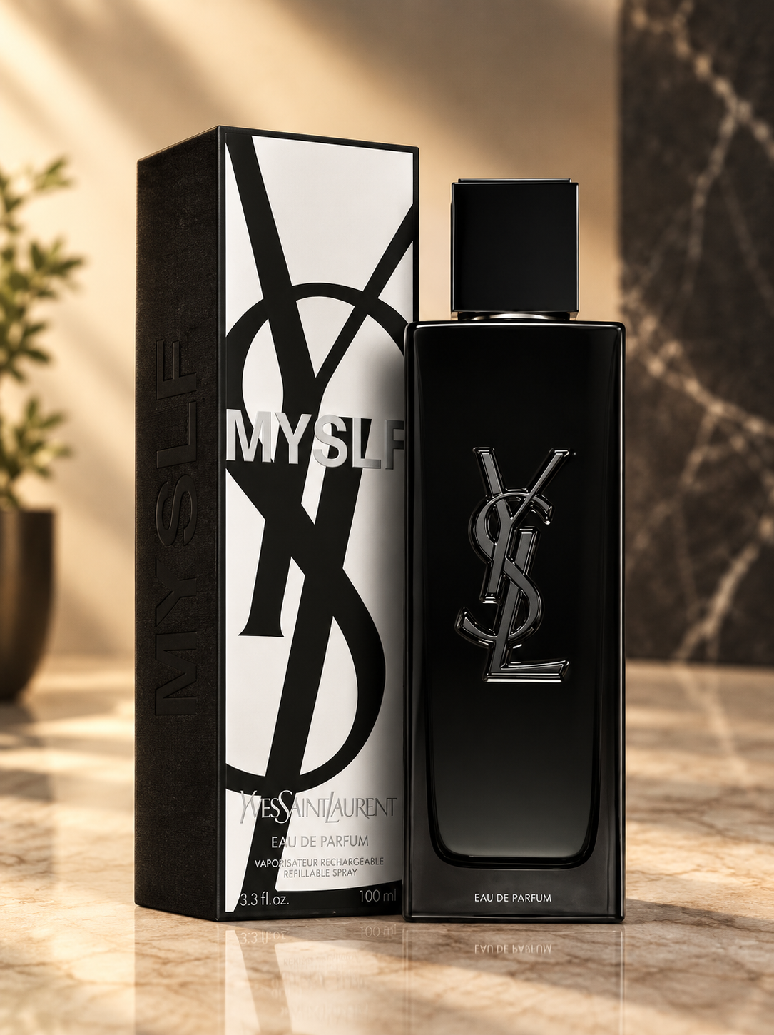 Ysl Myself Yves Saint Laurent Men 3.3 oz 100ml Eau de Parfum Spray