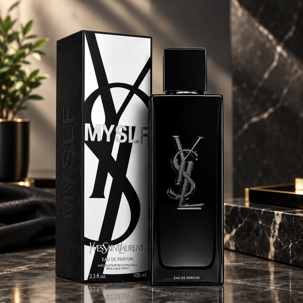 Ysl Myself Yves Saint Laurent Men 3.3 oz 100ml Eau de Parfum Spray