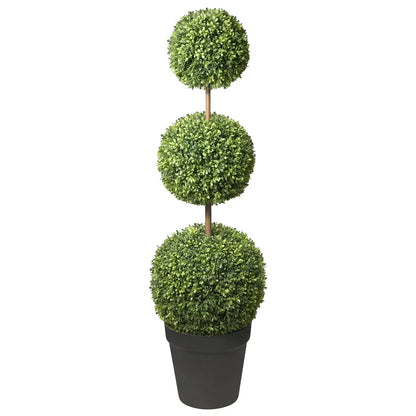 Adjustable Triple Artificial Boxwood Topiary