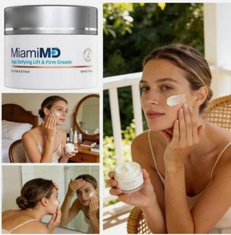 MiamiMD (Miami MD) Age Defying Lift & Firm Cream For Neck And Face - 50ml New