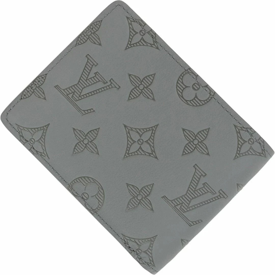 Louis Vuitton Portefeuille Multiple Monogram Shadow Anthracite Gray bifold wallet