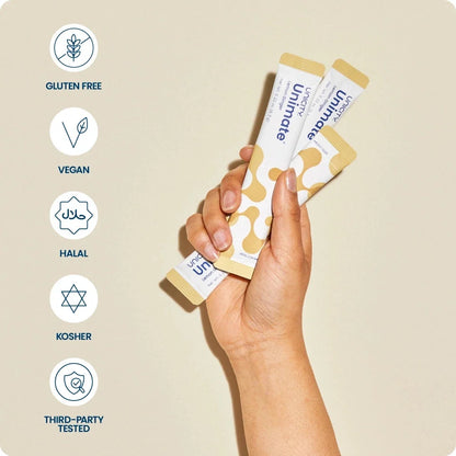 2 Pack Unicity Unimate Lemon Ginger 30 Stick Packs