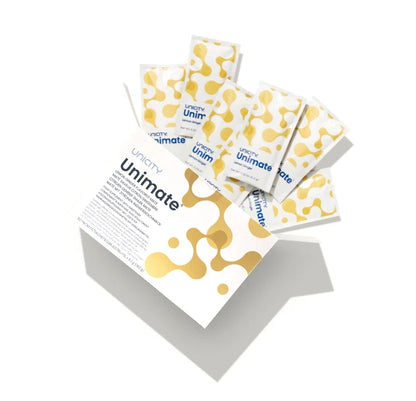 2 Pack Unicity Unimate Lemon Ginger 30 Stick Packs