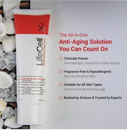 South Beach All-In-One Anti-Aging Treatment, 2.54oz – Firming & Hydrating Care