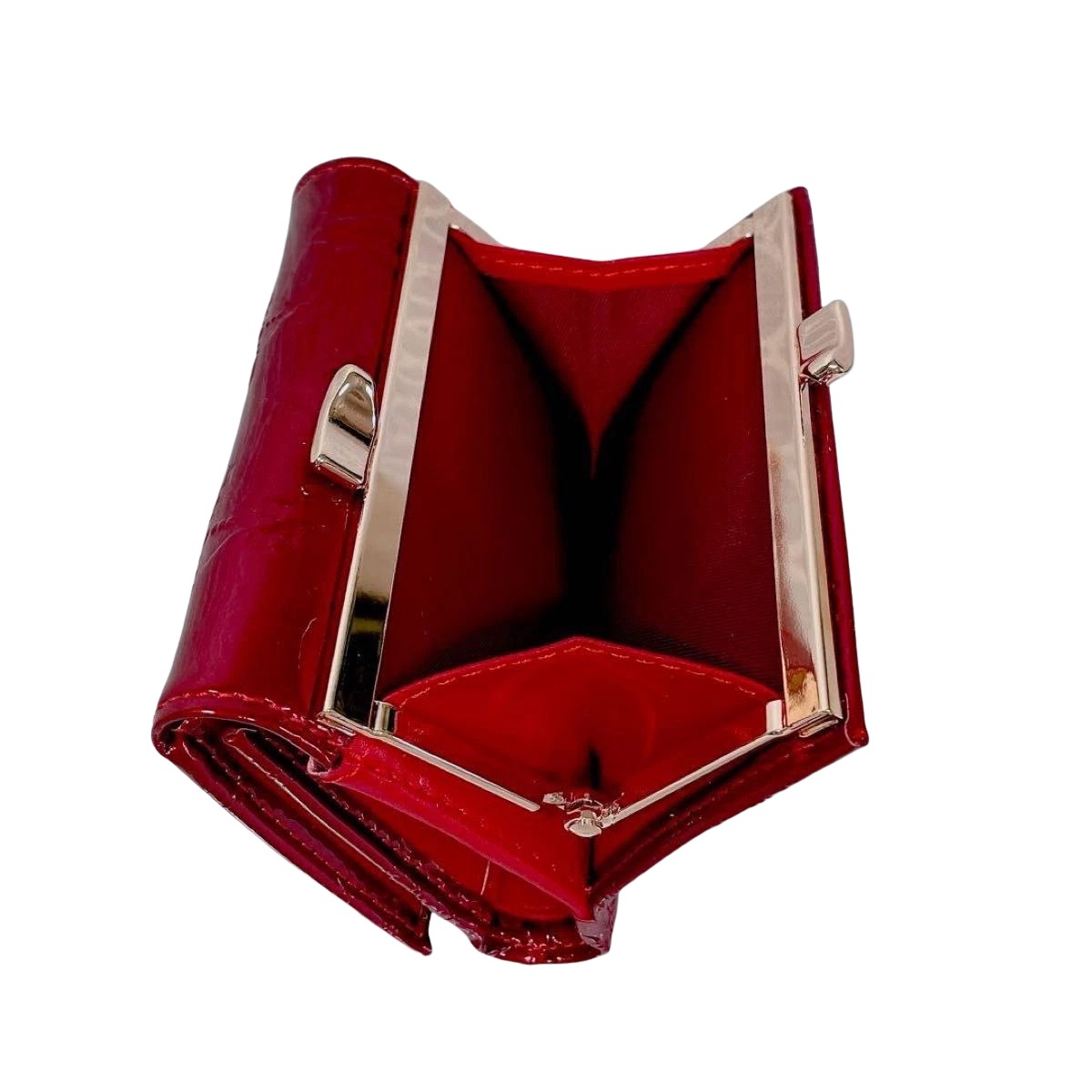 Vivienne Westwood Gamaguchi Trifold Wallet Color Red orb Enamel