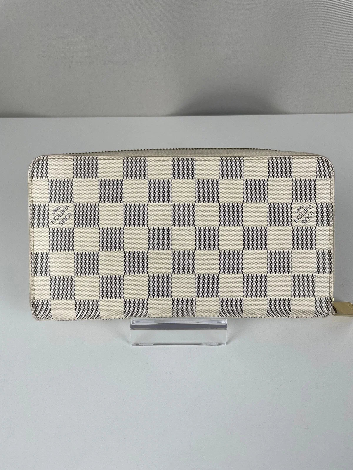 Louis Vuitton Zippy Wallet Damier Azur Canvas