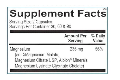New Ortho Molecular Reacted Magnesium 120 Capsules