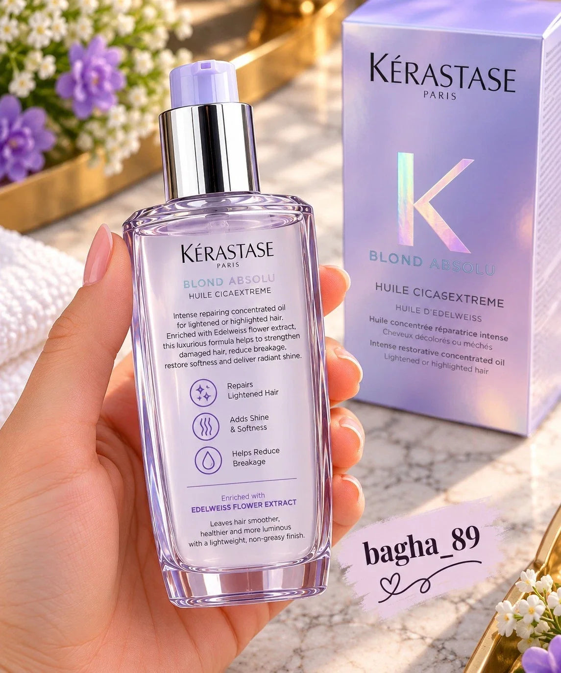 Kerastase Blond Absolu Huile Cicaextreme Hair Oil 100ml 3.4oz