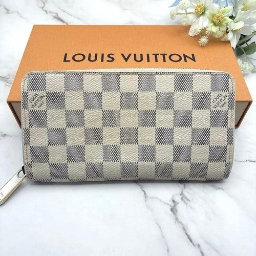 Louis Vuitton Zippy Wallet Damier Azur Canvas